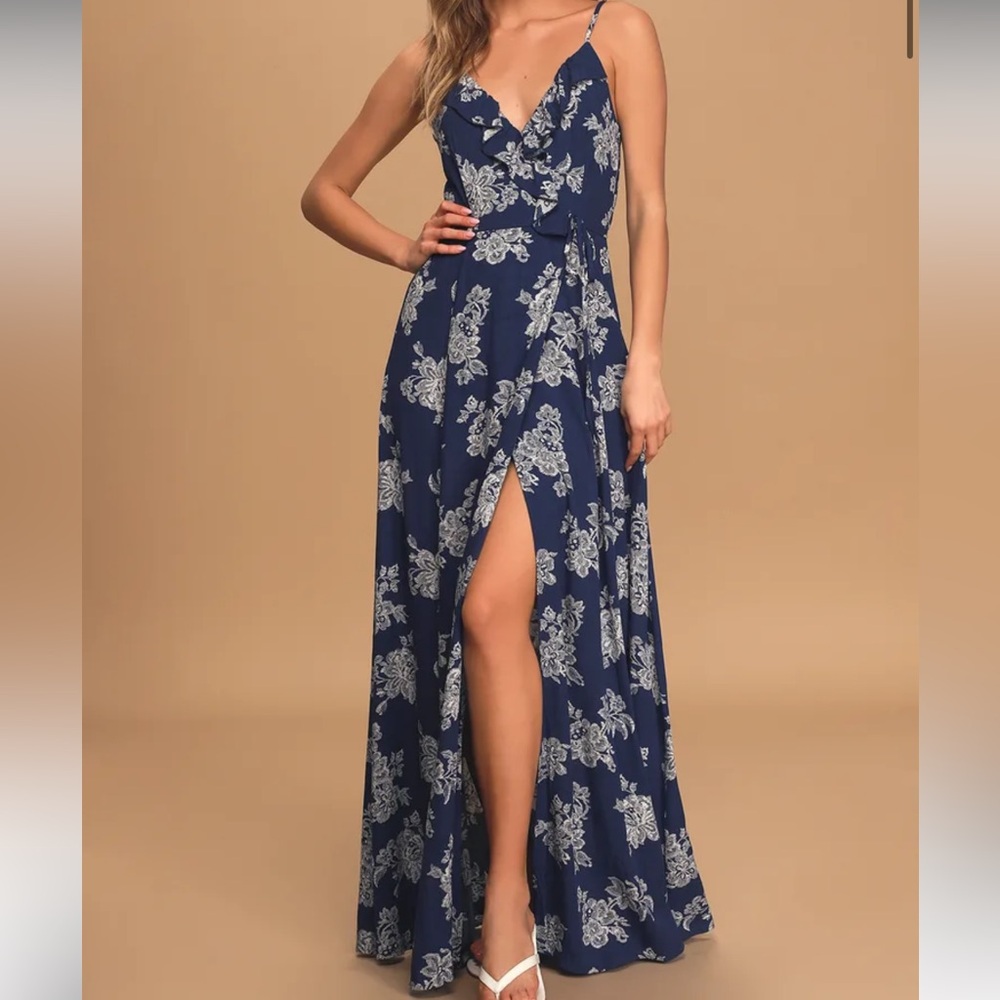rokoko floral faux wrap Aug sale